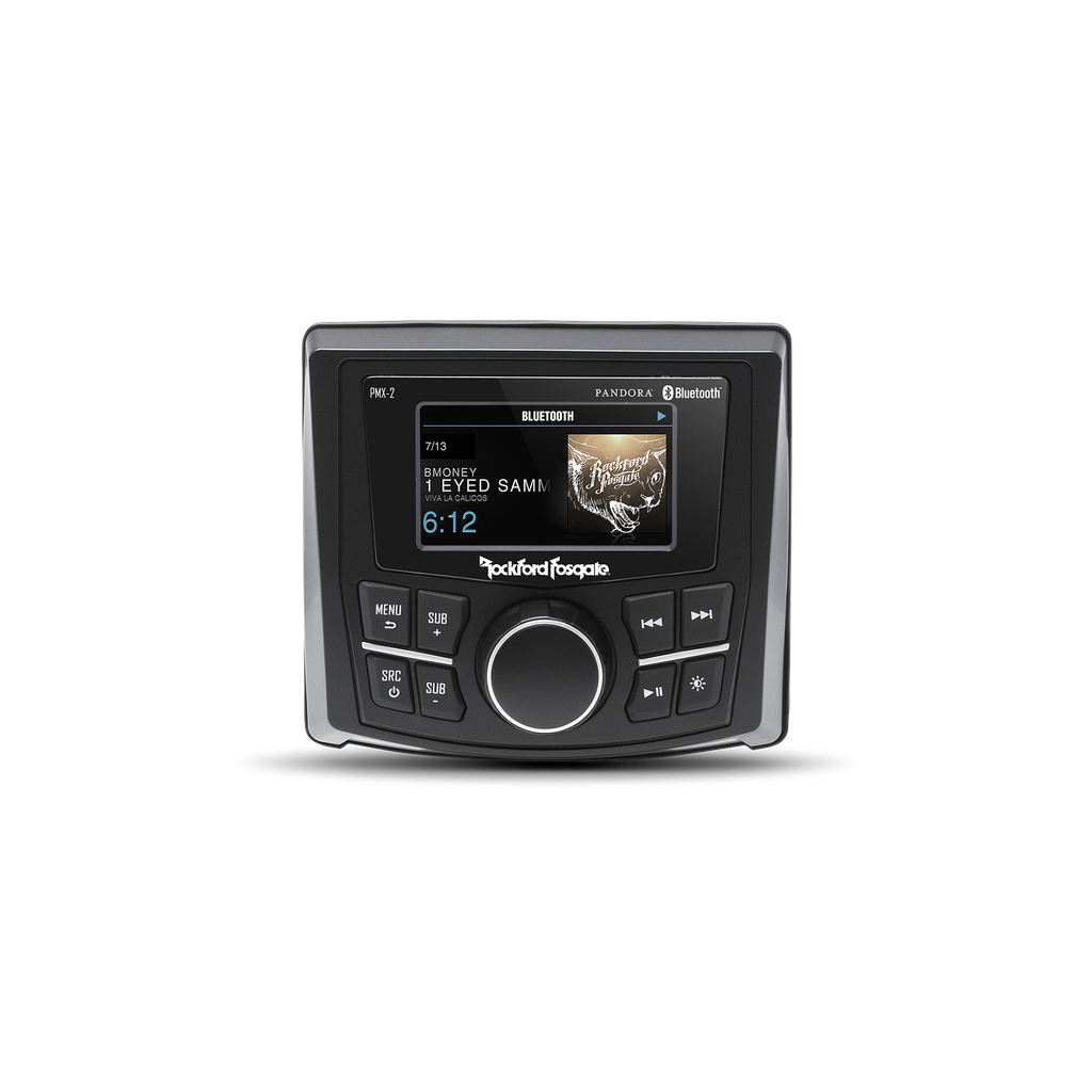 PUNCH MARINE COMPACT AM/FM/WB DIGITAL MEDIA RECEIVER 2.7" DISPLAY 
