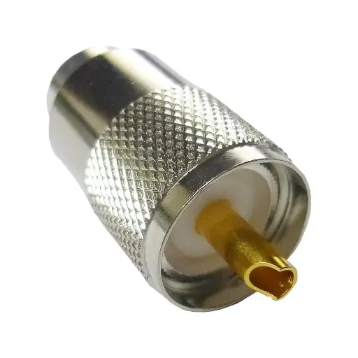 [K-008F] RF / VHF CONNECTOR PL-259 (K-008F) FOR RG-213/214 CABLE CRIMP TYPE